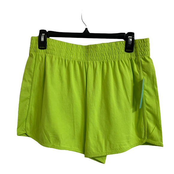 Abound dolphin hem neon green pull on shorts size‎ XS NEW - Picture 1 of 4